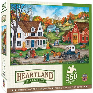 MasterPieces 550 Piece Jigsaw Puzzle for Adult, Family, Or Kids - Dinner at Grandmas 18"X24" - Family Owned American Puzzle Company