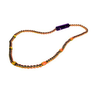 blinkee LED Necklace with Orange Beads