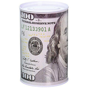 HOMEBAY 100 Dollar Bill Metal Money Coin Piggy Bank