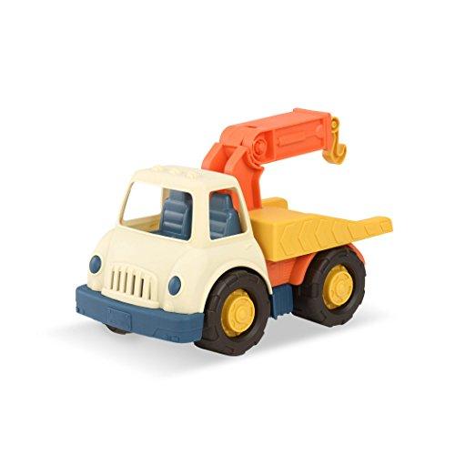 Wonder Wheels by Battat - Tow Truck - Toy Truck with Hook for Towing - Moveable Parts - Sturdy Toy Vehicle for Toddlers - Recyclable - 1 Year Old +