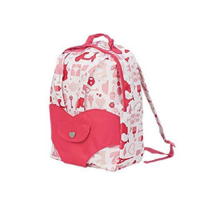Our Generation Doll Carrier Backpack-Party, red