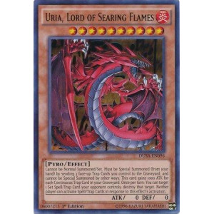 Uria, Lord of Searing Flames - DUSA-EN096 - Ultra Rare - 1st Edition - Duelist Saga (1st Edition)