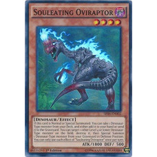 Souleating Oviraptor - SR04-EN002 - Super Rare - 1st Edition - Structure Deck: Dinosmashers Fury (1st Edition)