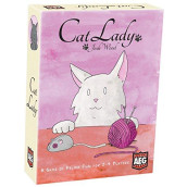Cat Lady - Original Card Game, Collect and Rescue Cats and Strays, Family Fun, Cute Art, 2 to 4 Players, 30 Minute Play Time, for Ages 14 and Up, Alderac Entertainment Group (AEG)