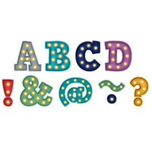 Teacher Created Resources Marquee Bold Block 2 Magnetic Letters