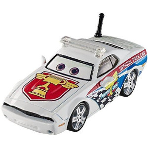 Disney Cars and Pixar Cars Pat Traxson Die-cast Vehicle, Miniature, Collectible Racecar Automobile Toys Based on Cars Movies, For Kids Age 3 and Older, Multicolor, DXV80