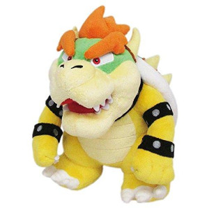 Little Buddy Super Mario All Star Collection 1423 Bowser Stuffed Plush, 10",Multi-Colored