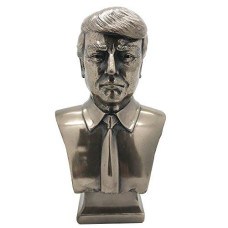 PTC US President Donald J Trump Cold Cast Bronze Bust 7.5 Inches Tall Collectible Figurine