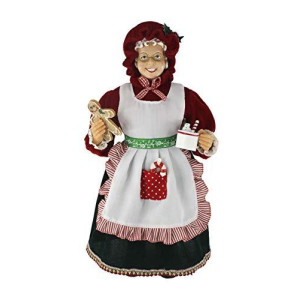 Windy Hill Collection 16" Inch Standing Mrs. Santa Claus Christmas Figurine Figure Decoration 167180