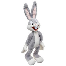 Animal Adventure | Warner Bros. | Looney Tunes | Bugs Bunny Collectible Plush, Grey/White, 19" Tall (52670)
