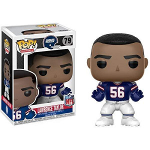 Funko POP NFL: Lawrence Taylor (Giants Throwback) Collectible Figure,Multi-colored,3.75 inches