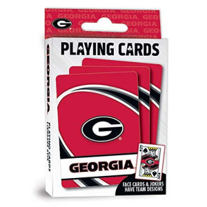 MasterPieces NCAA Georgia Bulldogs Playing Cards, 2.5" x 3.5"