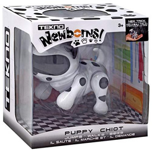 Tekno Newborns Pet Dog Toy Robotic Puppy Interactive Dog That Jumps, Walks And Begs.