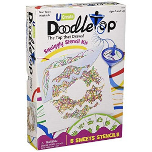Doodletop Squiggly Stencil Kit - Sweets