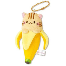 Little Buddy LLC Bananya 5" Plush Keychain: Tora