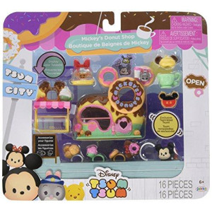 TSUM TSUM Disney Mickey's Donuts Shop Set Miniature Toy Figures