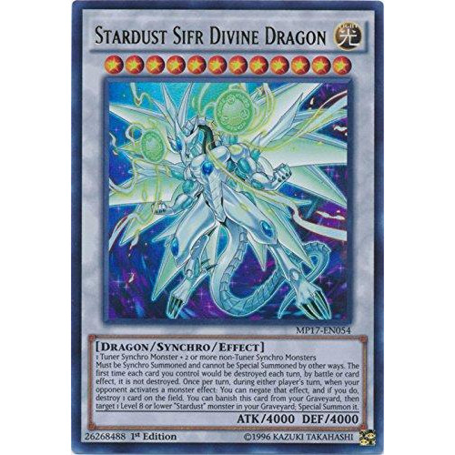 Yu-Gi-Oh! Stardust Sifr Divine Dragon - MP17-EN054 - Ultra Rare - 1st Edition - 2017 Mega-Tin Mega Pack (1st Edition)