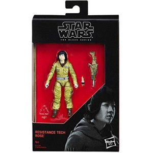 Star Wars 2017 The Black Series Resistance Tech Rose (The Last Jedi) Action Figure 3.75 Inches