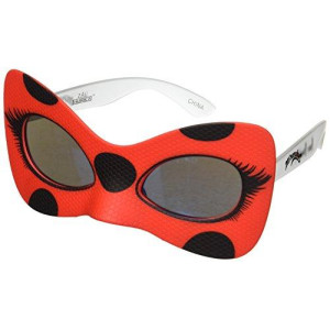 Costume Sunglasses Miraculous Ladybug Sun-Staches Party Favors UV400 Red, 8