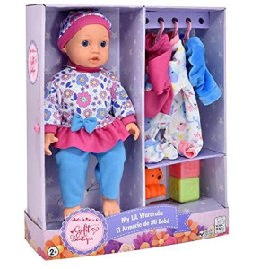Soft Body Baby Doll, 14 Inch Doll with Clothes Set and Accessories