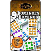 TCG Toys Classic Games - Double 9 Dominoes Tin - Be The First to Win! Great for Boys and Girls Over Age 7