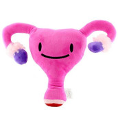 Attatoy Plush Uterus - Ivy The Uterus - Stuffed Toy, 12-Inch After Surgery Pal, Hysterectomy, Endometriosis, Fallopian Tubes, Ovaries