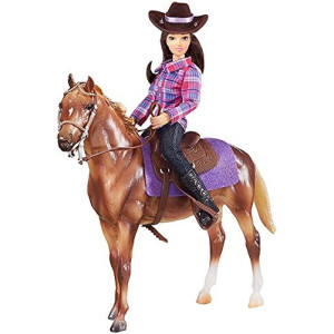 Breyer Freedom Series (Classics) Western Horse & Rider Doll Set | (1:12 Scale) | Model #61116,Multicolor