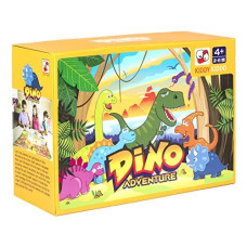 KiddyKiddoUSA Dino Adventure Table top Board Game Trains Social Skills, Concentration and Focus
