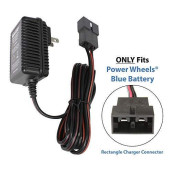 Replacement 6-Volt UL Listed Charger for Fisher-Price Power Wheels Toddler Blue Battery Models 00801-1230 - 00801-1457 - 00801-1868 - 00801-1900 - 00801-0336