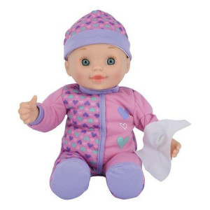 Toys R Us You & Me 12 inch All Better Baby Doll - Blue Eyes with Heart Pattern