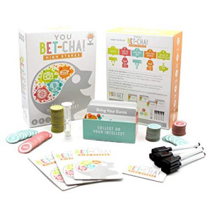 You Bet-Cha! High Stakes Collect on Your Intellect a Trivia Game with a Family Friendly Betting Twist by Gray Matters Games
