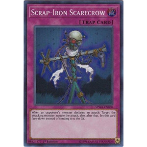 yu-gi-oh Scrap-Iron Scarecrow - SPWA-EN058 - Super Rare - 1st Edition - Spirit Warriors (1st Edition)