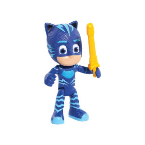 PJ Masks Deluxe Talking- cat Boy Figure Toy, Blue