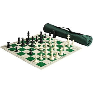 US Chess Quiver Chess Set Combo (Green)