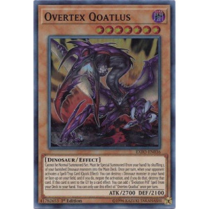 Overtex Qoatlus - EXFO-EN036 - Super Rare - 1st Edition - Extreme Force (1st Edition)