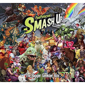 Smash Up Bigger Geekier Box -AEG, Board Game, Card Game, Storage Solution, Includes Geeks and All-Stars Decks, 2 to 4 Players, 30 to 45 Minute Play Time, for Ages 10 and Up