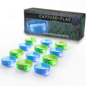 Starlux Games Capture The Flag Redux: Glow-in-The-Dark Bracelet Expansion Set | Add up to 12 Additional Players | Light Up, Watch Band Style Bracelets | for Glow in The Dark Games