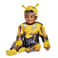 Disguise Bumblebee Infant Muscle Child Costume, Yellow, (12-18 Months)