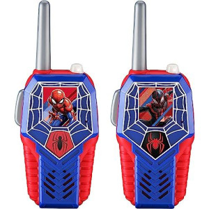 eKids Spiderman Toy Walkie Talkies for Kids, Light-Up Indoor and Outdoor Toys for Kids and Fans of Spiderman Toys