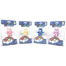 Worlds Smallest Mini Care Bears Set of 4 Cheer - Share - Grumpy - Funshine