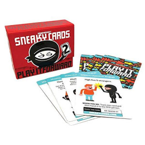 Gamewright Sneaky Cards 2 - Play It Forward Multi-colored, 5"