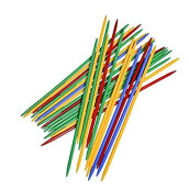Point Games Giant Pick Up Sticks Game in Lucite Storage Can, 9 3/4 Long, Great Fun Game for All Ages.