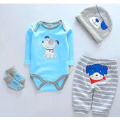 Pedolltree Reborn Baby Dolls Clothes Boy Blue Outfits for 20"- 22" Reborn Doll Boy Clothing
