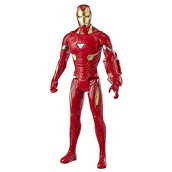 Avengers Marvel Endgame Titan Hero Series Iron Man 12"-Scale Super Hero Action Figure Toy with Titan Hero Power Fx Port