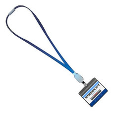 blinkee Bright Blue Light Up Night Party Flashing Space Neon Lanyard Vendors for VIP Tradeshow Concerts Festivals