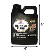 Blinker Fluid-REALISTIC VERSION-Hilarious Funny Gag Gift for Car Mechanic Fathers. Great for Secret Santa, White Elephant Parties, Christmas, April Fools, you name it! All in one 16 oz empty bottle!