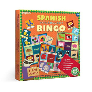 eeBoo Spanish Bingo Game for Kids