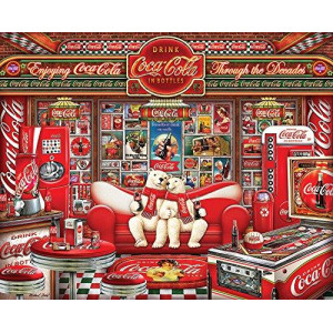 Springboks 1000 Piece Jigsaw Puzzle Coca Cola Decades - Made in USA