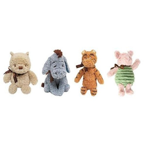 KIDS PREFERRED classic Winnie The Pooh Set of 4 - Pooh, Piglet, Tigger and Eeyore