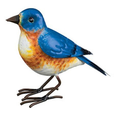 Regal Art & Gift Bluebird Songbird Metal Home Decoration Figurine 7.5 x 2.75 x 5.75 Inch
